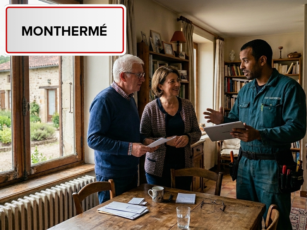 Installation de pompe à chaleur à Monthermé (08800) dans les Ardennes