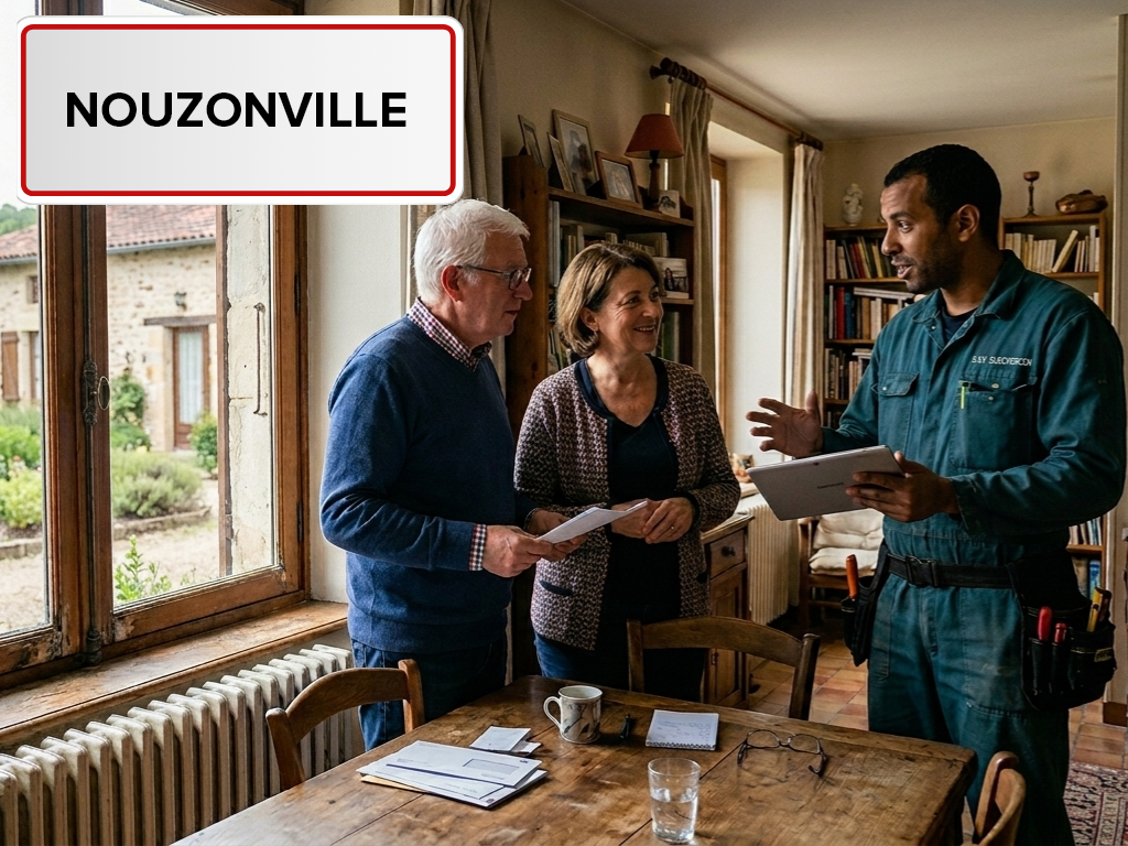 Installation de pompe à chaleur à Nouzonville (08700) dans les Ardennes