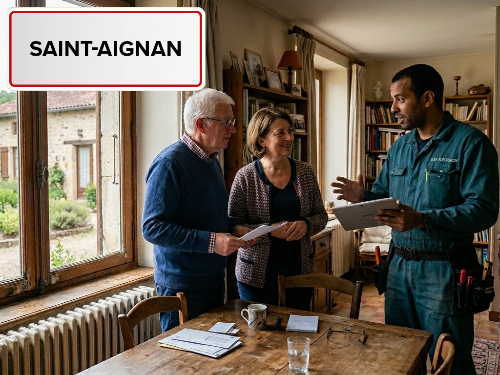 Installation de pompe à chaleur à Saint-Aignan (08350) dans les Ardennes